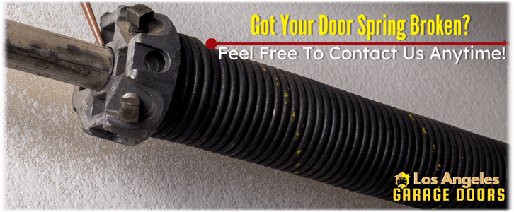 Broken Garage Door Spring Repair Los Angeles (323) 970-4255